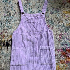 Medium purple overall dress from wild fable